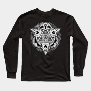 Moon Dust and Pyramids Long Sleeve T-Shirt